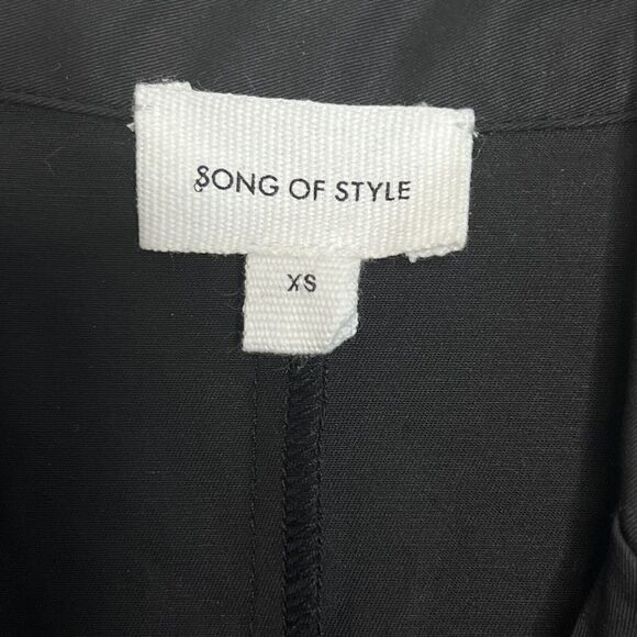 Revolve Song of Style Milton Romper Wrap bodice Black Utility Shorts XS e11 - Picture 10 of 10